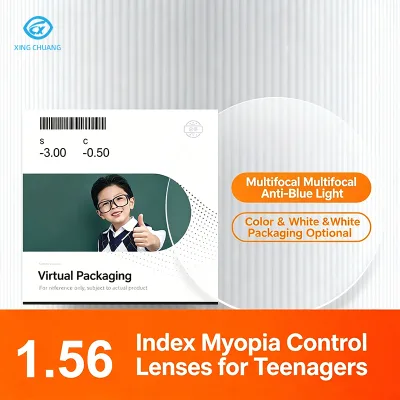 Anti-blue Light Glasses Lenses for Teenagers - Optical Lenses - for Both Left and Right Eyes