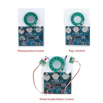 30S Sound Voice Music recording module Photosensitive Sensitive Key Control Programmable Chip Audio Module for Greeting Card DIY