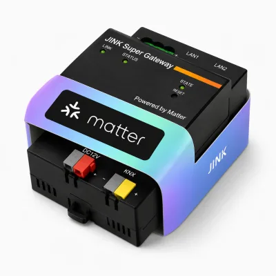 JINK Super Gateway KNX to Matter Smart Home Bridge Matter 1.5 Automation Hub for Home and Hotel