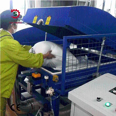 Polyester Fiber Kapok Cotton Automatic Vacuum Filling Machine for Pillow Fillings