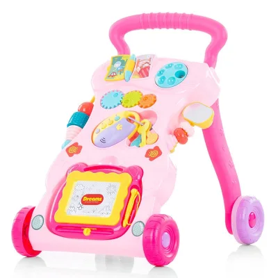 Baby Walker 3 in 1 Multifunction for Baby to Learn How to Walk pink Color for Girl