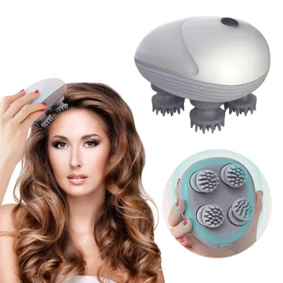 Professional Head Massager Scalp Relax Hair Growth Deep Vibration 2 Modes Electric Head Massager