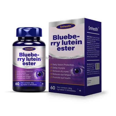 OEM/ODM Blueberry Lutein Ester Tablets Antioxidant Eye Supplement Capsules for Adults Healthcare Supplement for Eyesight Care