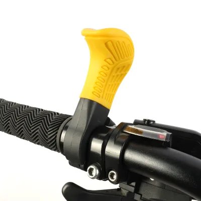FMFXTRA Bicycle Bar Ends Auxiliary Handlebars Ergonomic Horn Style Thumb Rest Grips for Mountain Bike
