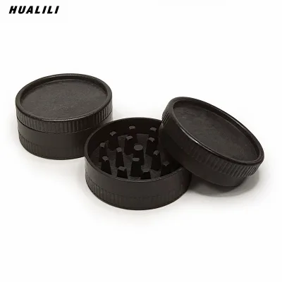 Hot Selling Black Plastic Grinder Manufacturer Wholesales 2-layer Biodegradable Grass Grinder Accessories