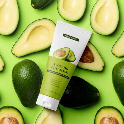 Moisturizing Repair the Barrier Lighten Stains Skin Care Avocado Collagen Face Mask