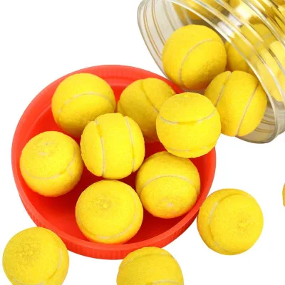 Wholesale Custom Colorful Tennis Shape Fruity Flavor Bubble Gum Chewing Candy in Bag Packaging