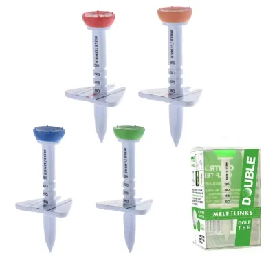 2024 Factory Direct Sales Golf Tee Adjustable Height Aiming Direction Mark Tee Box Durable Tees , Golf Practice ,Golf Gift Tee