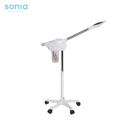 Electric Facial Steamer Machine Ozone Vaporizer Skin Care Device Rolling Stand Heihjt Adjustment Salon Spa Equipment