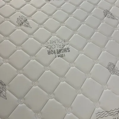 Knitted Cooling Anti-Static Breathable Organic Mattress Fabric Printed Home Textile Bedding with Fabric Sales