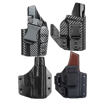 MOORE Manufacture Carbon Fiber Kydex Leather  Holster for SigSauer P238 P938 P226 P228 P229 P320 P365 P365XL