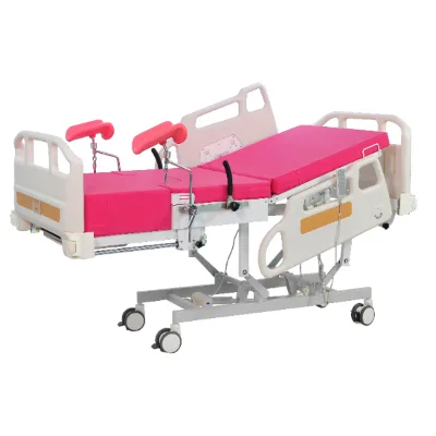 Explosive New Product Pink Multifunctional Surgical Gynecological Examination Operation Bed for Hospital