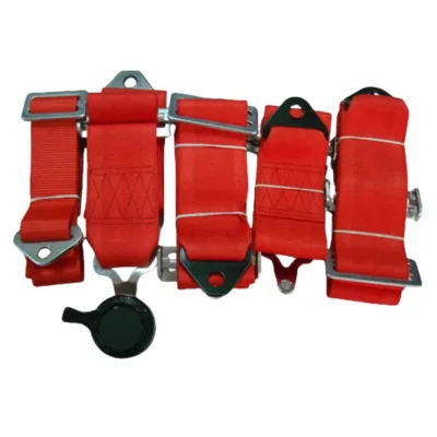 Harness Seat Belt with 2'' Ultra Soft Heavy Duty Shoulder Pads with Iron Latch