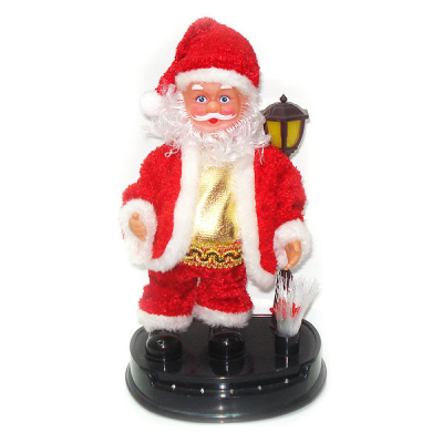 SHUANGYUAN 60cm Hot Sales Santa Claus /Singing and Dancing Santa Electric Christmas Santa for Christmas Decoration