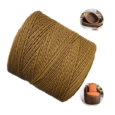 Eco-friendly Natural Color Woven Material Cane Webbing Paper Rattan for Basket, Chair and Other Furniture Decoration