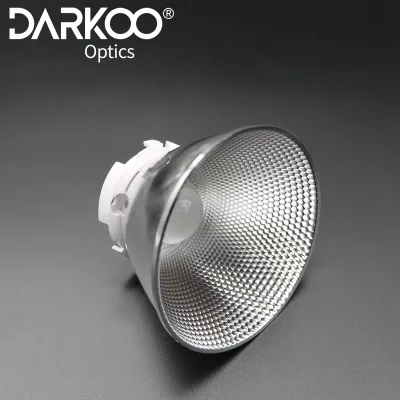 High Quality 24 Degree 92mm Led Reflector Manufacturers Round Lens Cob Plastic Reflector for Business Lighting