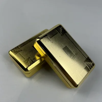 Wholesale Portable Waterproof Metal Cigarette Case, Flip Cover, Storage Box, Bracket Pocket, Cigarette Metal Clip Box