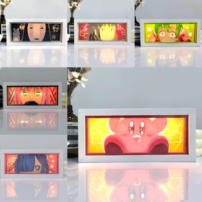 Newly Custom Gear 5 Light Box With Anime Paper Carving Table Lamp for Anime Fans