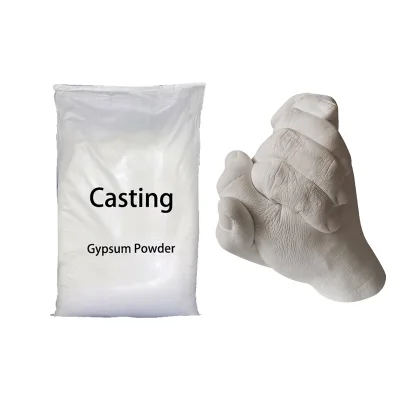 Crafts Gypsum Powder, Crafts DIY Gypsum Powder for Architecture for Decoration for Jewelry Casting for Making DIY Crafts