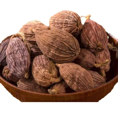 Premium Black Cardamom Amomum Tsao-ko | Top Grade Dried Single Spices | Wholesale Low Price Spices for Food