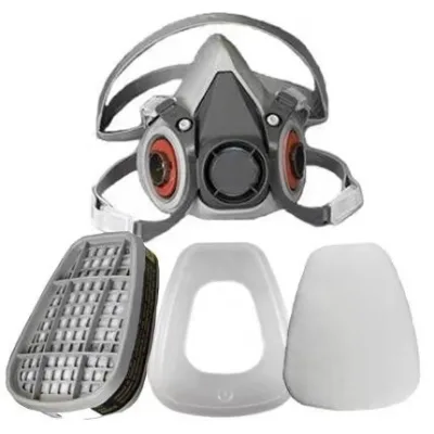 Double-filter Gas-proof Reusable Half Mask for Electric Welding Metallurgical Industry