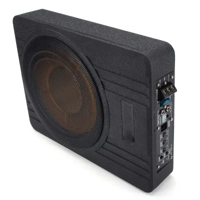 8inch 800W Car Subwoofer Car Audio Slim Under Seat Active Subwoofer Bass Amplifier Speaker Car Amplifier Subwoofers Woofer 12V