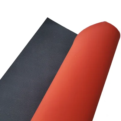 Manufacturer Hypalon Rubber Fabric Offwhite for Inflatable Rafting Boat
