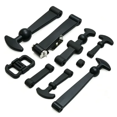 Factory Custom Waterproof Flexible Seal Elastic Hardware Buckle Rubber Toggle Latch