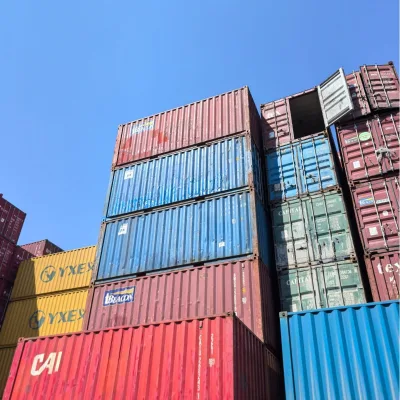 20GP Anti Rust Surface With OEM ODM Custom Paint Scheme Used Shipping Container for Port Transit Farm Storage Usage