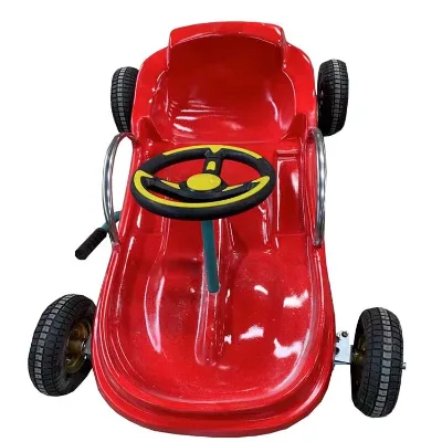 Outdoor Children Funfair Slide Amusement Park Products Rides Grass Skiing Car