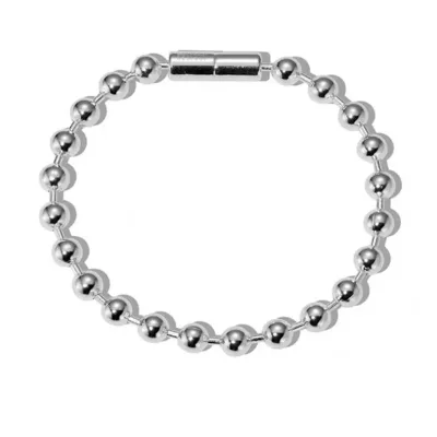 BOCAI Fine Jewelry S925 Silver Bead Bracelet for Men Women Hand String Exquisite Men's Silver Bracelet Birthday Gifts