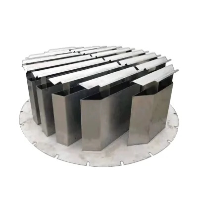 Metal Stainless Steel Trough-pan Liquid-gas Distributors for Distillation Tower Internals