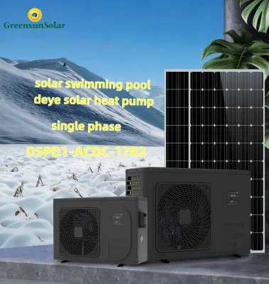 deye ACDC R32 Solar Swimming Pool Heat Pump Single Phase 220V Residential Swimming Pool Heat Pump 17kw