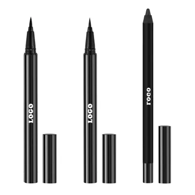 Cross-border Black Eyeliner Gel Pen Waterproof Oil-resistant Long-lasting Non-smudging Non-fading OEM Private Label Suitable