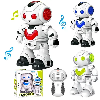 Best Gift for Kids Electric Smart Robot With Sound and Light Education Intelligent Toys Children Style Walking Toy Robot