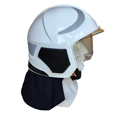 Tactical Firefighting Helmet Carbon Fiber Shell EN443 Certified Modular Design Quick Release Visor for Fast Response Teams