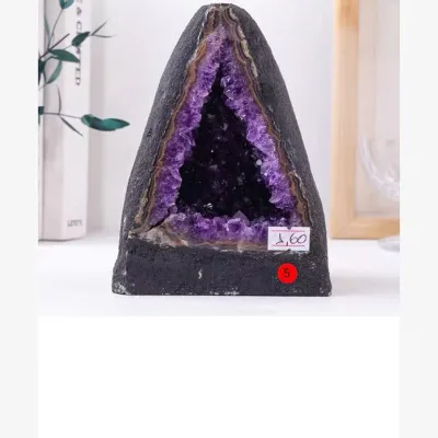 Wholesale Hot Sale Natural Stone Uruguayan Amethyst Geode High Quality Crystal Cluster Carving Craft