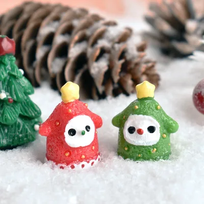 CHENXI 3D Kawaii Snowman Princess Charms DIY Scrapbook Christmas Flat Back Accessories Cute Other Material