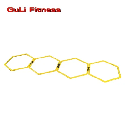 Wholesale Adjustable Training Speed Ladder Agility Hexagonal Football Training Jump Grid Ladder Agility Ladder Step Training