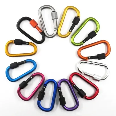 Auto Locking Climbing Carabiner Clips Heavy Duty Carabiner Connector Used for Dog Leash