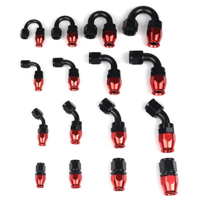 Custom Mark Hose Fitting Rotates AN4 AN6 AN8 AN10 AN12 Fitting, Straight 45 90 180 Degrees