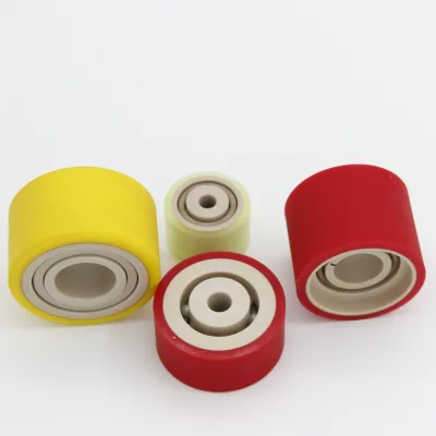 CNC Machined High Quality PEEK Rubber-coated Bearings Using in Semiconductor Industry and Automation Field