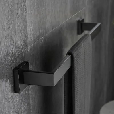 Matte Black Bathroom Hardware Set Towel Bar Set Hand Towel Holder Toilet Paper Holder ,Stainless Steel