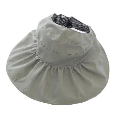 Parent-Child Cartoon Roll-Up Foldable Sun Visor Hat Wide Brim Summer UPF 50+ Protection Outdoor Beach Cap Daily Use Unisex