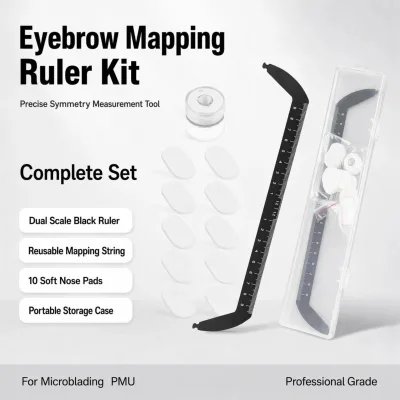 Wholesale Bow Arrow Eyebrow Mapping Ruler Kit Microblading Measuring Tool for PMU Studio & Training Academy