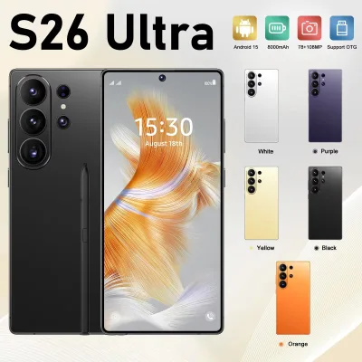 Premium Finish Low Price S26 Ultra 5G LTE Phone 22GB+1TB Advanced Deca Core Andriod15 Telephone OTG Mobile Phones