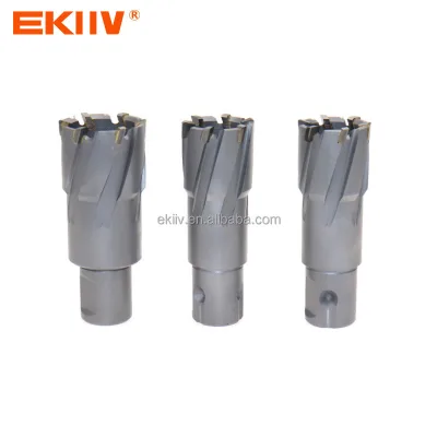 Best Annular Cutter Tct Annular Cutter with Weldon Shank Magnetic Core Drill Bits Tools for Cutting Steel Aluminum Metal OEM