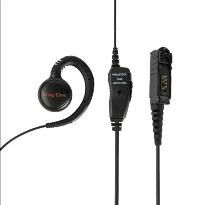 PMLN5727 Mag One Over-the-ear Swivel Earpiece In-Line Microphone PTT DP2600E DP2400E XPR3500E DEP570E MTP3550 Two Way Radio