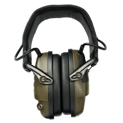 ET-EF100 Noise-Canceling Walkie-Talkie Headset 2-Pin Kenwood Perfect for Shooters and Ham Enthusiasts