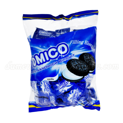 Custom Round Chocolate Sandwich Cookies Mini Sandwich Biscuit Cookies